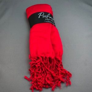 Ashely Cooper Pashmina Red